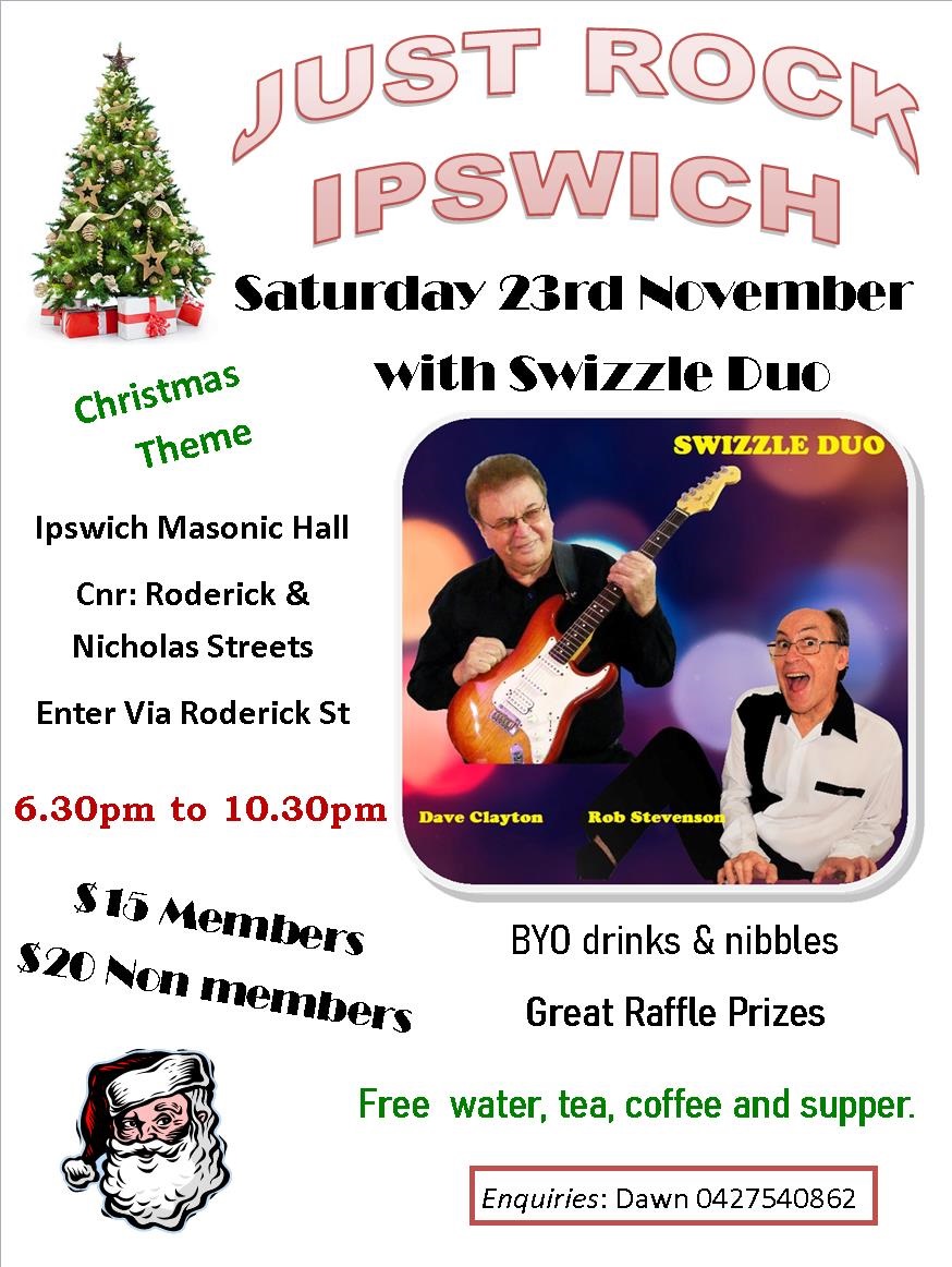 Dance with Swizzle @ Ipswich Masonic Centre Hall